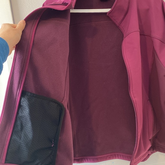 L.L. Bean Magenta Fall Jacket Coat Full Zip Outdoor Women’s Size XL O DAR4 - Picture 6 of 8